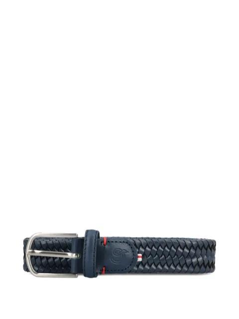 woven leather pisa belt by LA BOUCLE