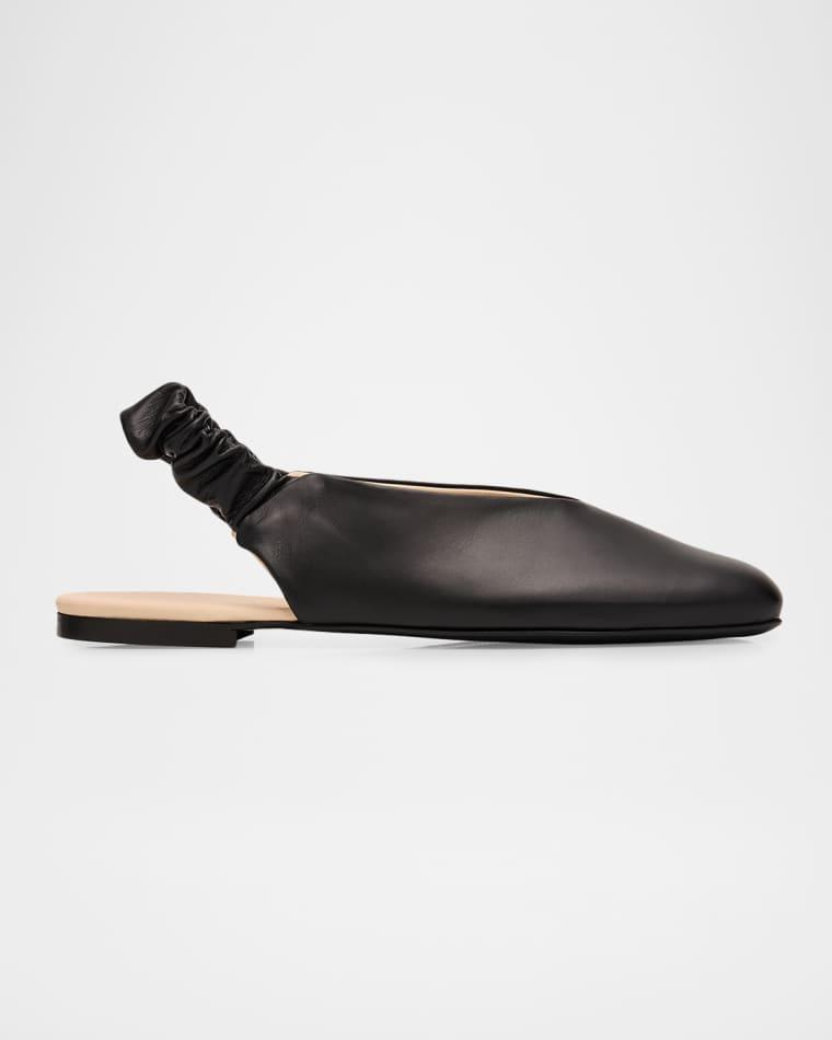 Glenn Leather Slingback Flats by LA CANADIENNE