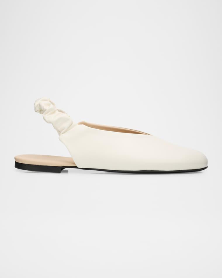 Glenn Leather Slingback Flats by LA CANADIENNE