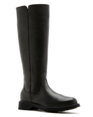Women's Harry City Dry™ Shearling-Lined Pebble Leather Tall Boots by LA CANADIENNE