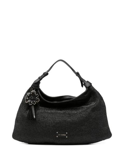 La Plage flower-charm tote bag by LA CARRIE