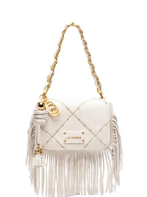 small Isabel fringed shoulder bag by LA CARRIE