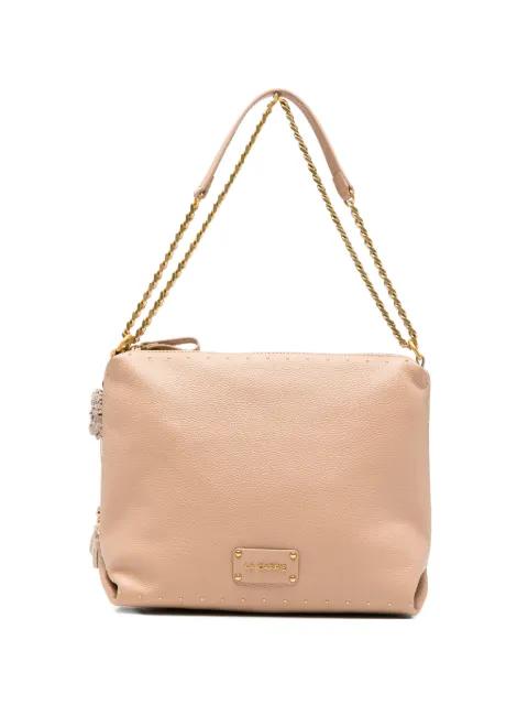 studs-embellished shoulder bag by LA CARRIE