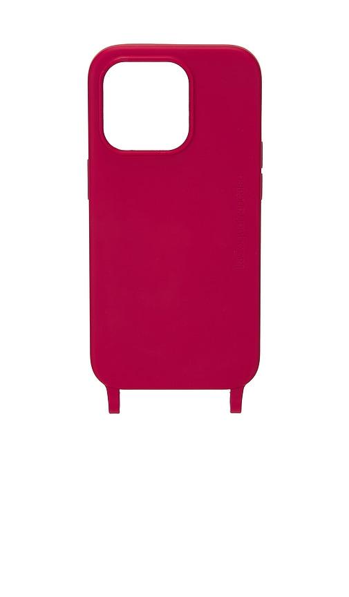 La Coque Francaise Soft Touch Rings Iphone15 Pro Case in Red by LA COQUE FRANCAISE