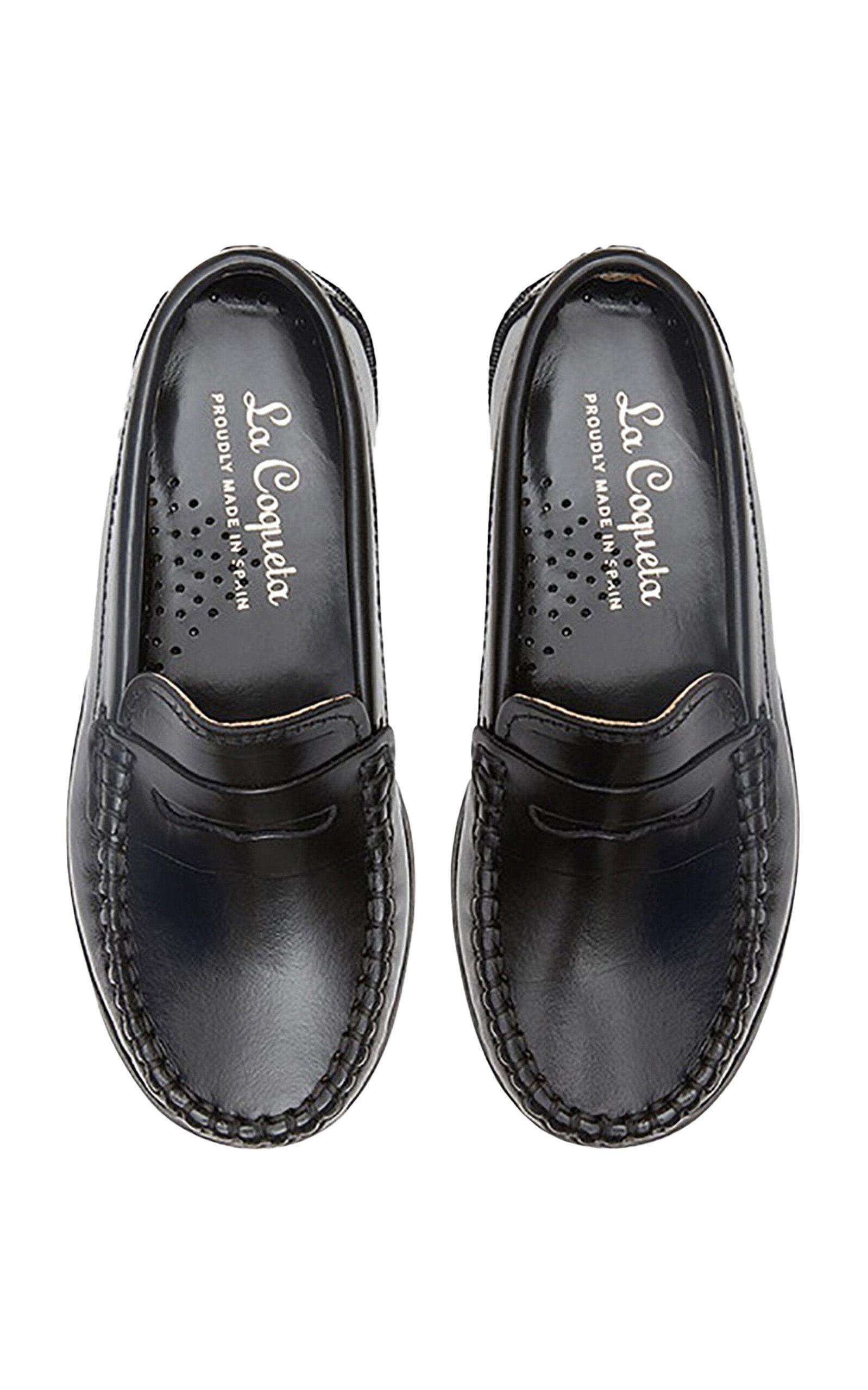 La Coqueta Castellanos Leather Kids Loafers - Moda Operandi by LA COQUETA