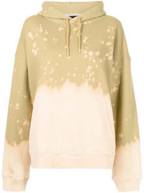 The King abstract-print hoodie by LA DETRESSE