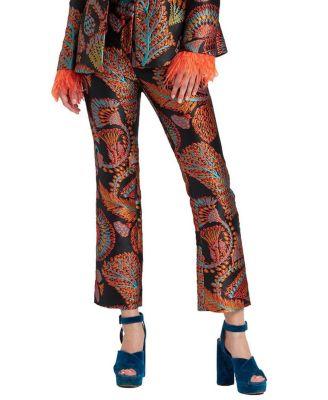 24/7 Pants Jacquard Sicomore Black by LA DOUBLEJ