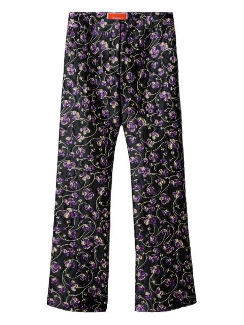 24/7 floral trousers by LA DOUBLEJ