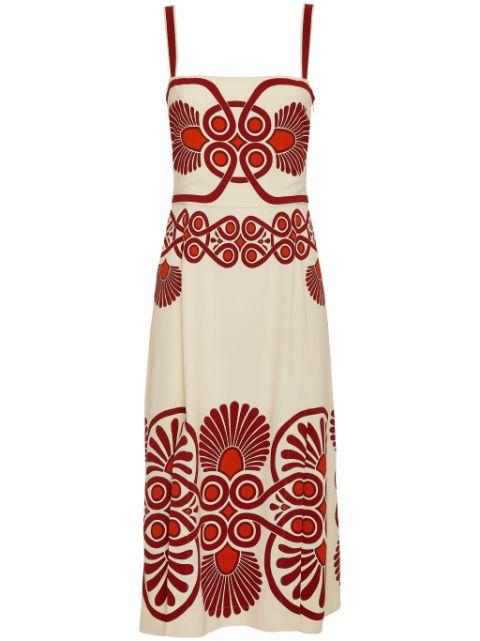 Buy Me a Martini geometric-print dress by LA DOUBLEJ