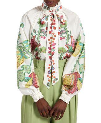 Cerere Blouse Grenadilla Placee by LA DOUBLEJ
