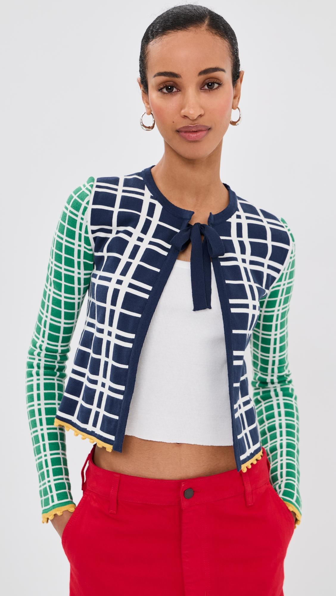 Check Me Cardigan by LA DOUBLEJ
