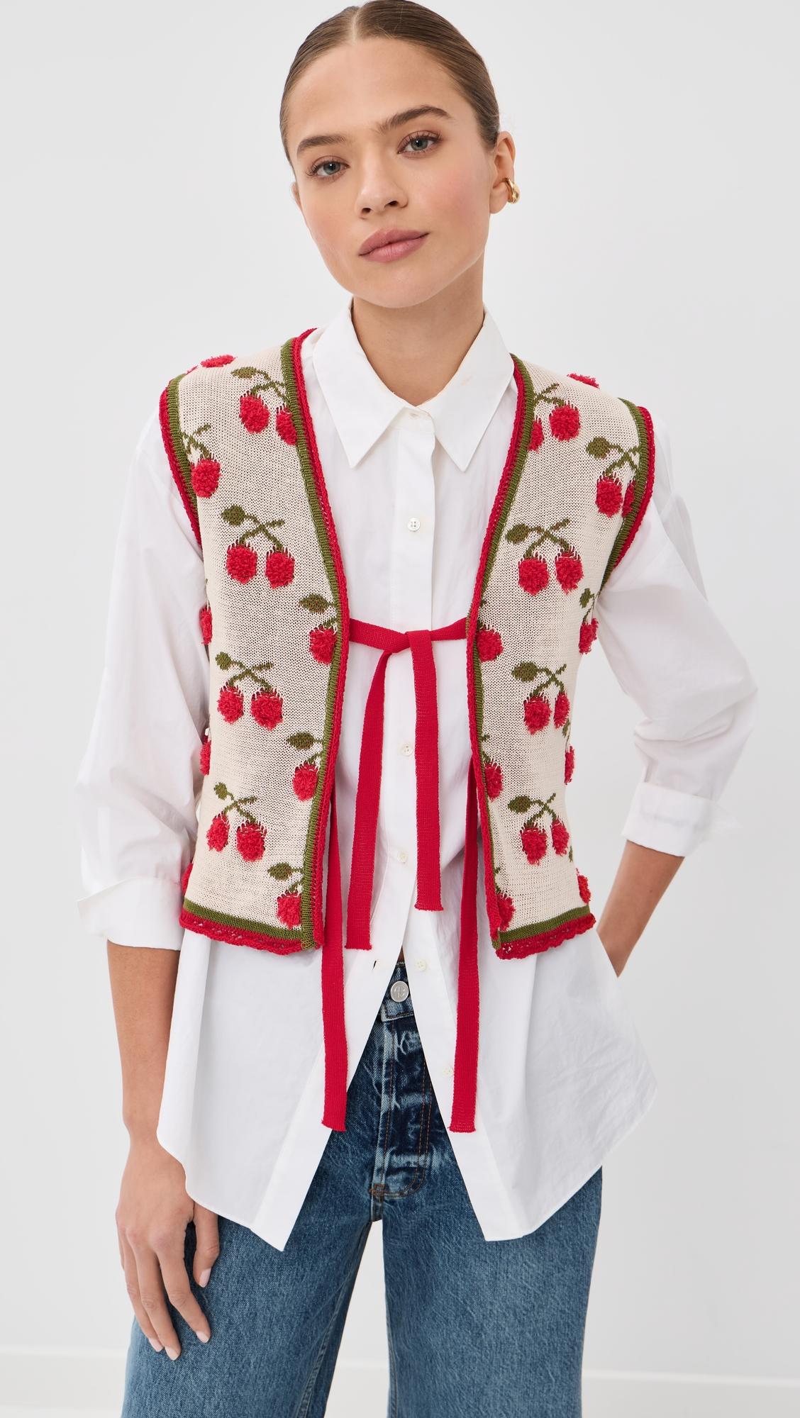 Cherry Gilet by LA DOUBLEJ