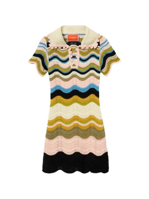 Chevron mini dress by LA DOUBLEJ