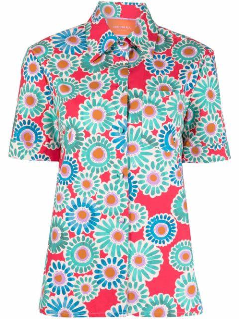 Clerk short-sleeve shirt by LA DOUBLEJ