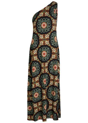 Clingy Roy printed stretch-jersey midi dress by LA DOUBLEJ
