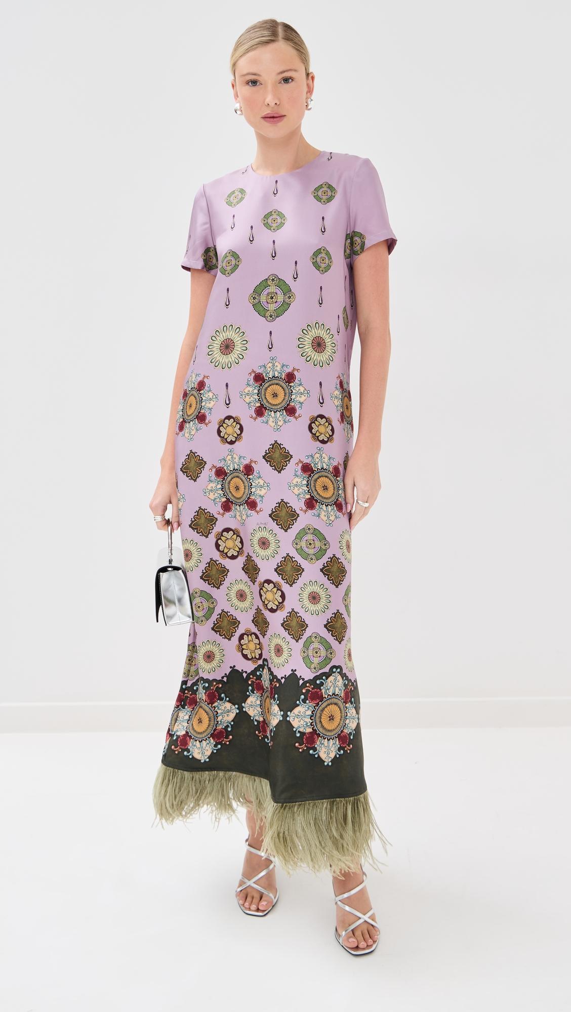 Feather Swing Dress by LA DOUBLEJ