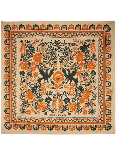 Forest graphic-print scarf by LA DOUBLEJ