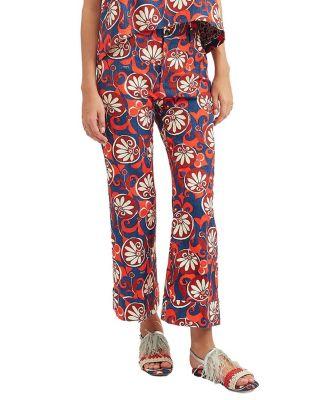 Hendrix Pants Moonflower Navy by LA DOUBLEJ