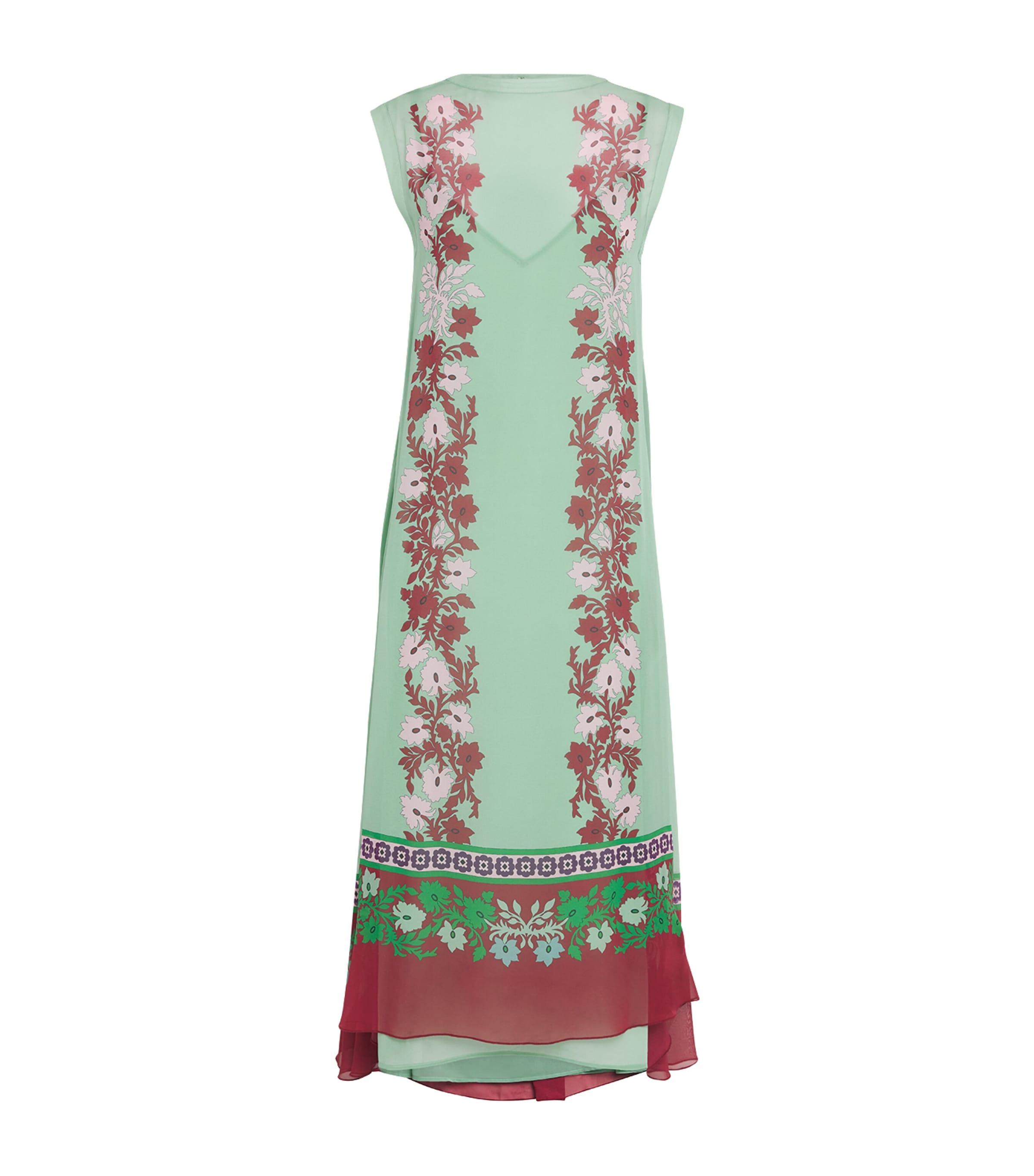 La Doublej Silk Chiffon Printed Maxi Dress by LA DOUBLEJ