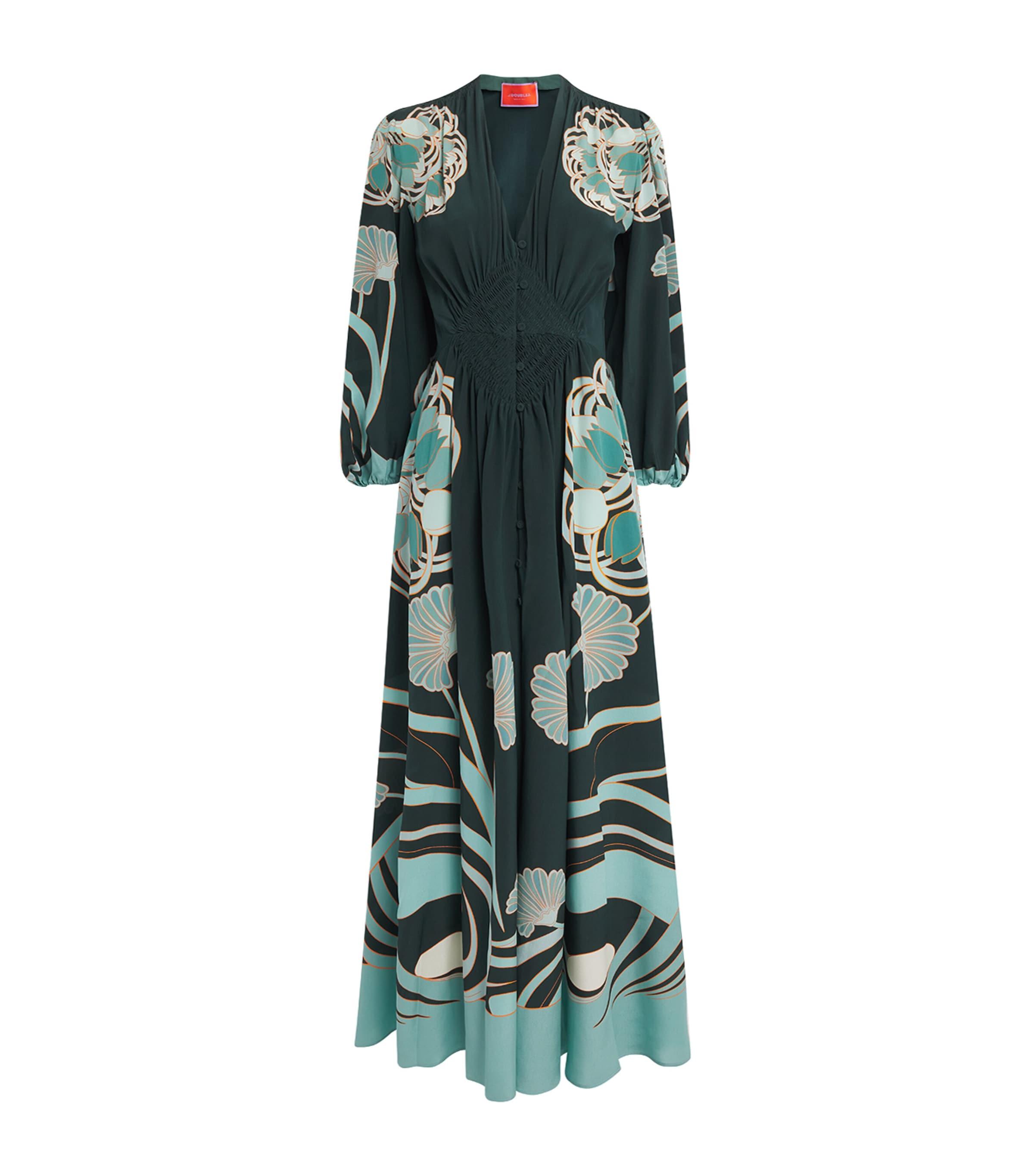 La Doublej Silk Printed Camerino Maxi Dress by LA DOUBLEJ