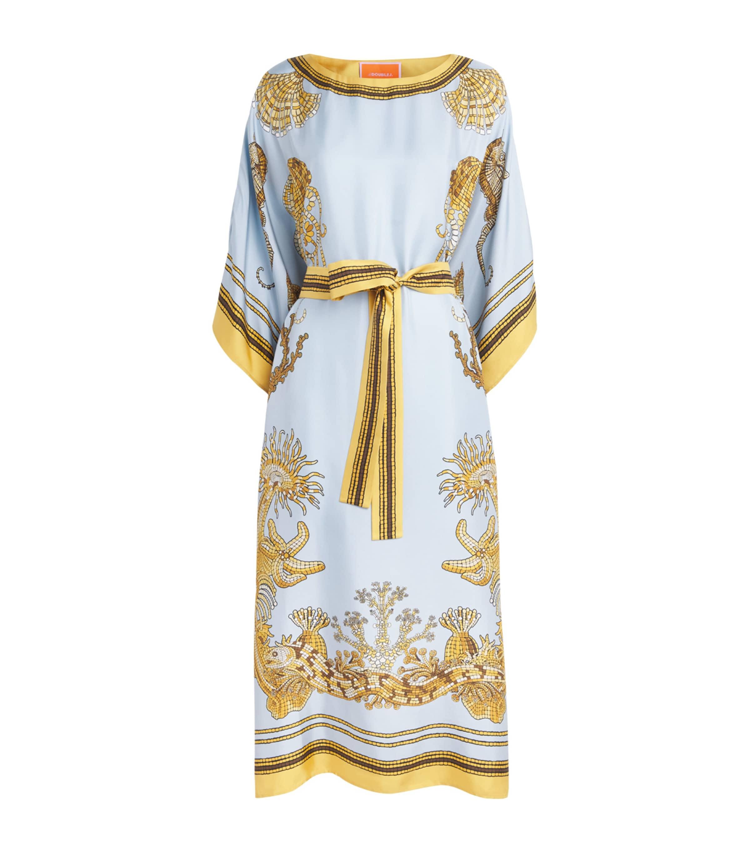 La Doublej Silk Printed Kaftan Maxi Dress by LA DOUBLEJ