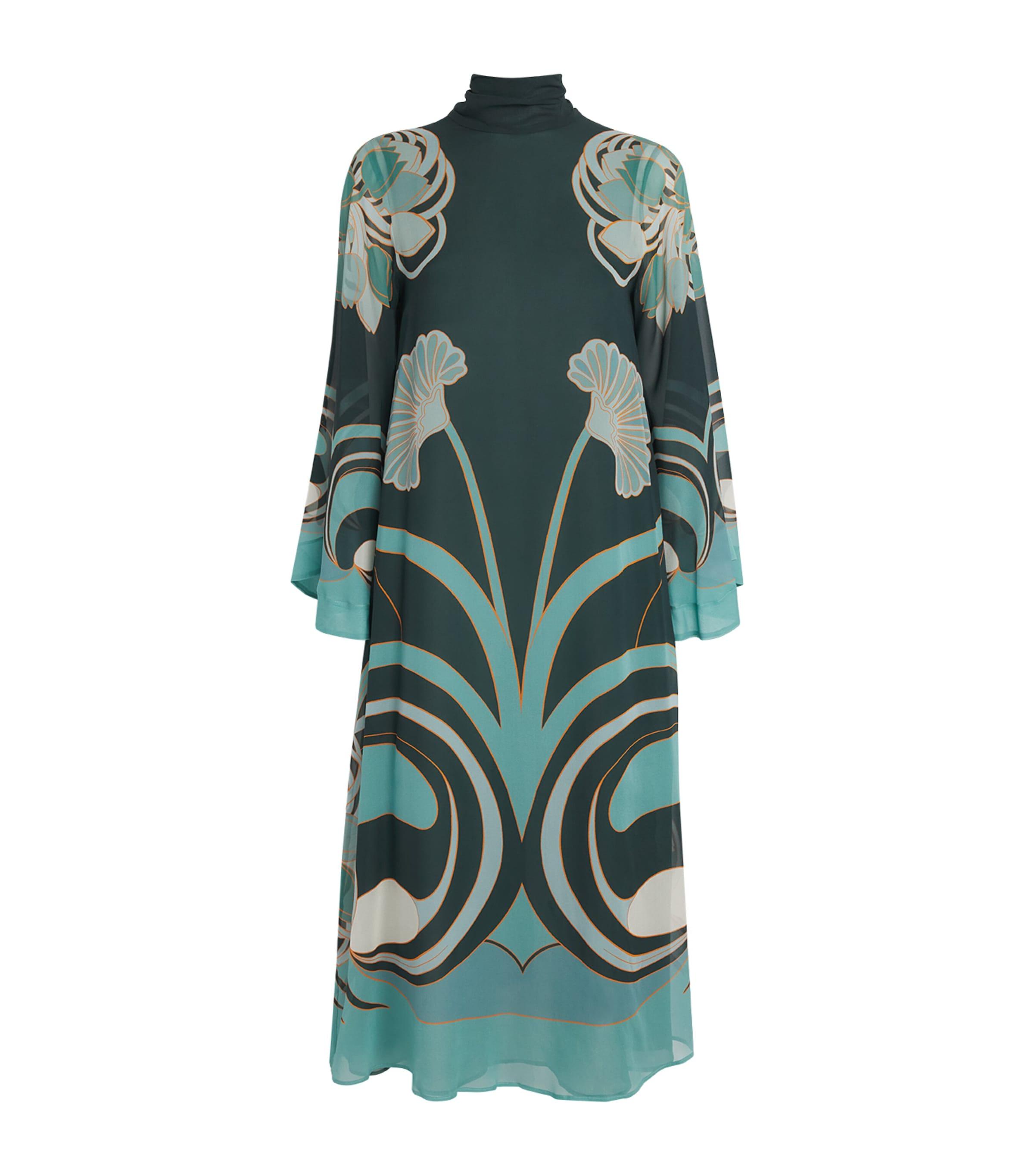 La Doublej Silk Printed Magnifico Midi Dress by LA DOUBLEJ