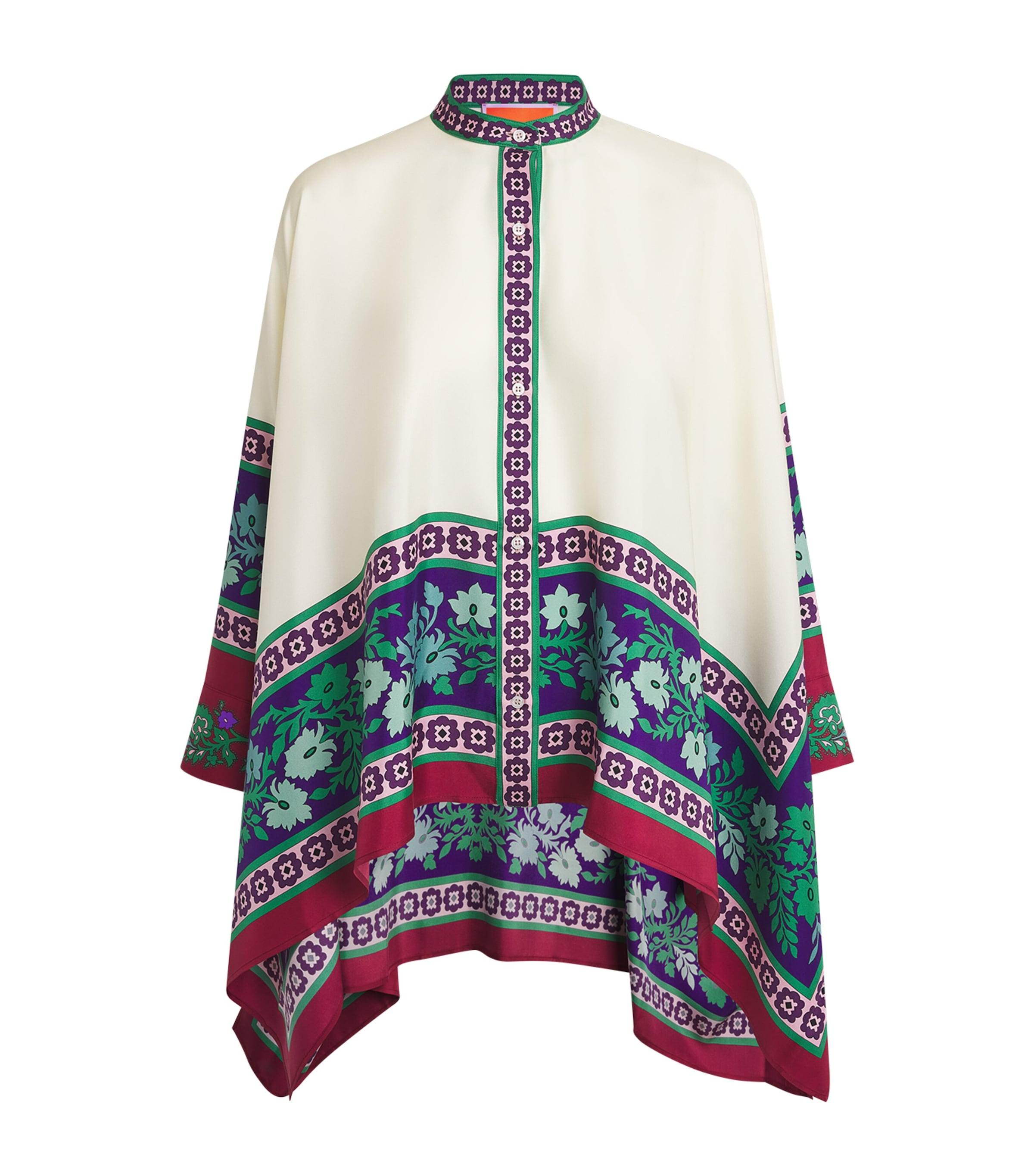 La Doublej Silk Regalia Print Foulard Shirt by LA DOUBLEJ