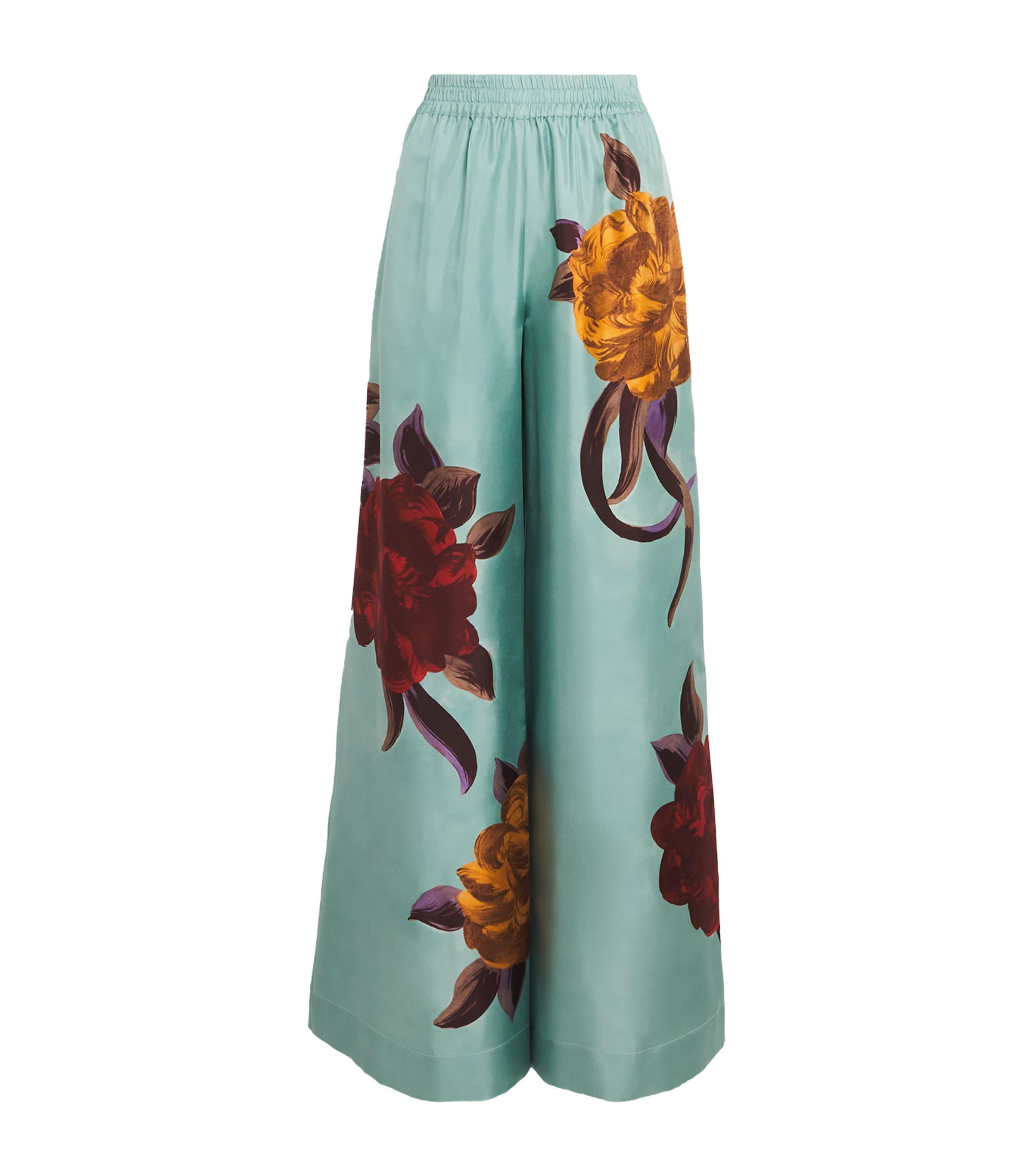 La Doublej Silk Wide-Leg Palazzo Trousers by LA DOUBLEJ