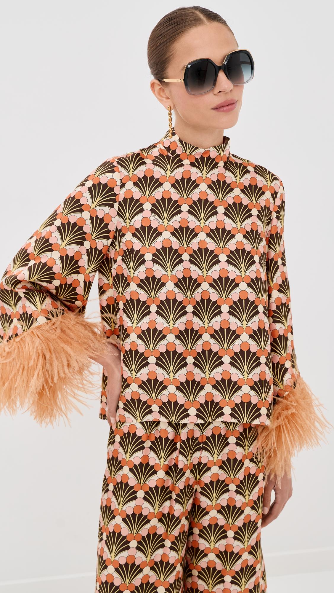 Make An Exit Silk Top by LA DOUBLEJ