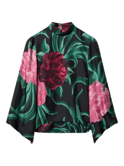 Make An Exit floral top by LA DOUBLEJ
