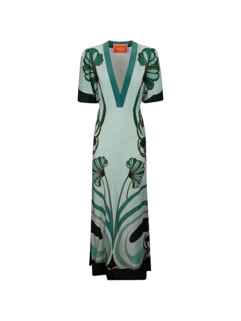 Marlene floral-print maxi dress by LA DOUBLEJ