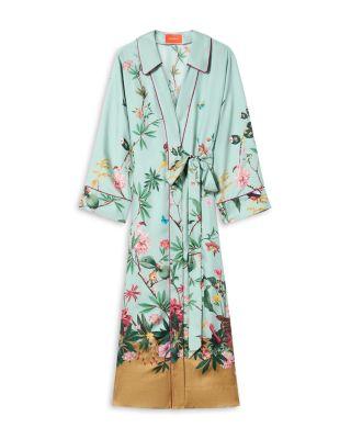 Midnight Silk Wrap Dress by LA DOUBLEJ