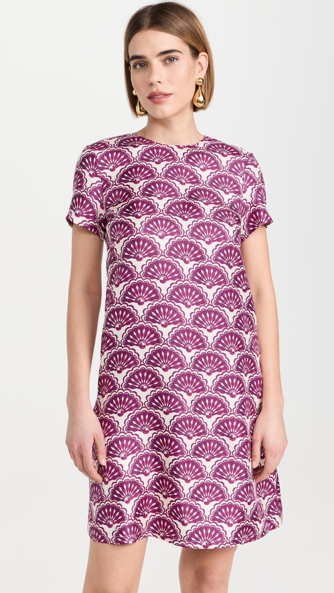 Mini Silk Swing Dress by LA DOUBLEJ