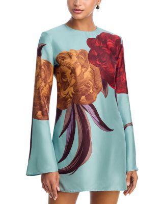 Mini Supreme Silk Swing Dress by LA DOUBLEJ