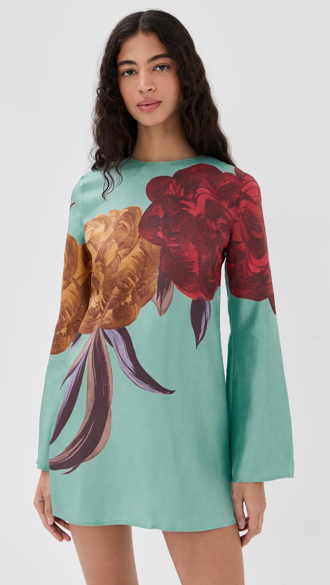 Mini Supremes Silk Swing Dress by LA DOUBLEJ