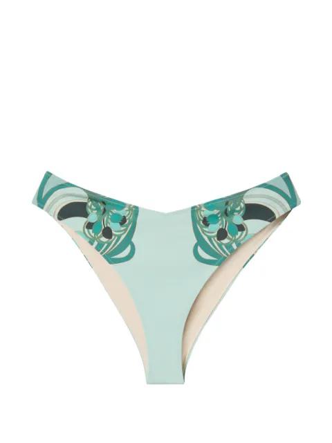 Mirage floral bikini bottoms by LA DOUBLEJ
