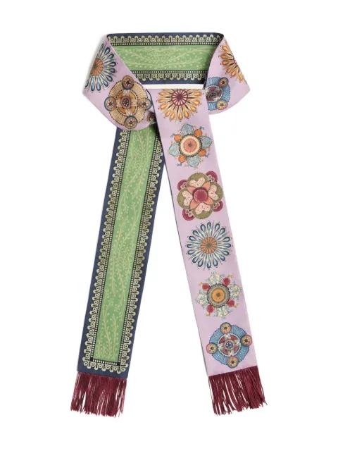 Nucleus-print scarf by LA DOUBLEJ