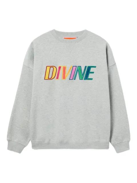 Off Court divine-embroidered sweatshirt by LA DOUBLEJ