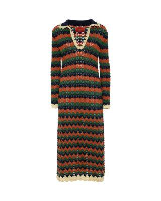 Perry Crochet Knit Dress by LA DOUBLEJ