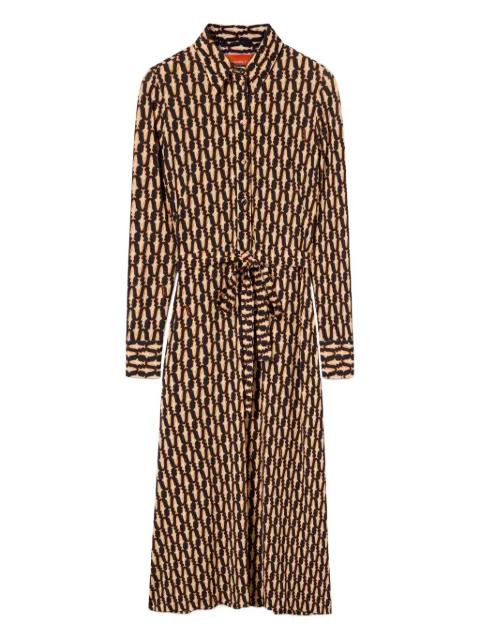 Perry Street belted shirt dress by LA DOUBLEJ