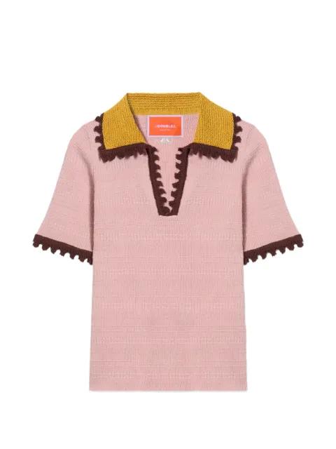 Picket polo top by LA DOUBLEJ