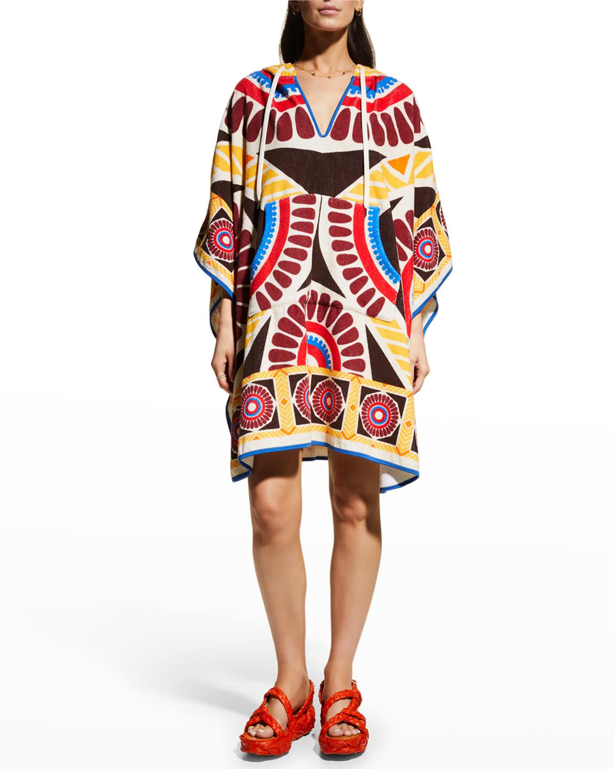 Placée Terry Poncho Coverup by LA DOUBLEJ