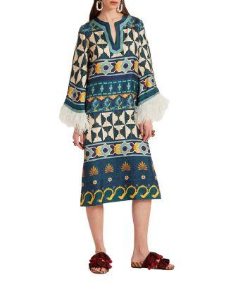 Placee The Kaftan with Feathers by LA DOUBLEJ