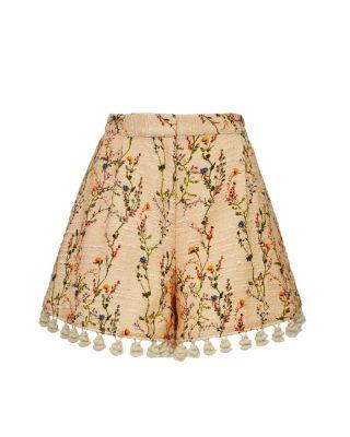 Playa Shorts with Tassels by LA DOUBLEJ