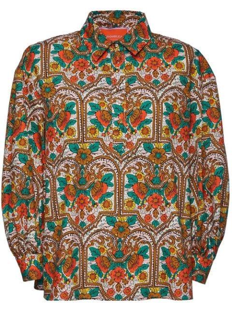 Poet printed shirt by LA DOUBLEJ