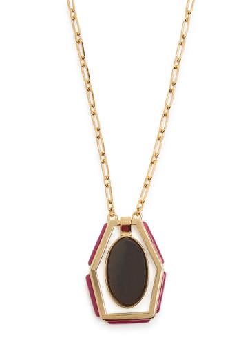 Power Portal 24kt gold-plated necklace by LA DOUBLEJ