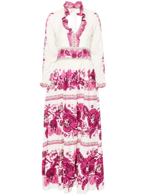 Reina crepe maxi dress by LA DOUBLEJ