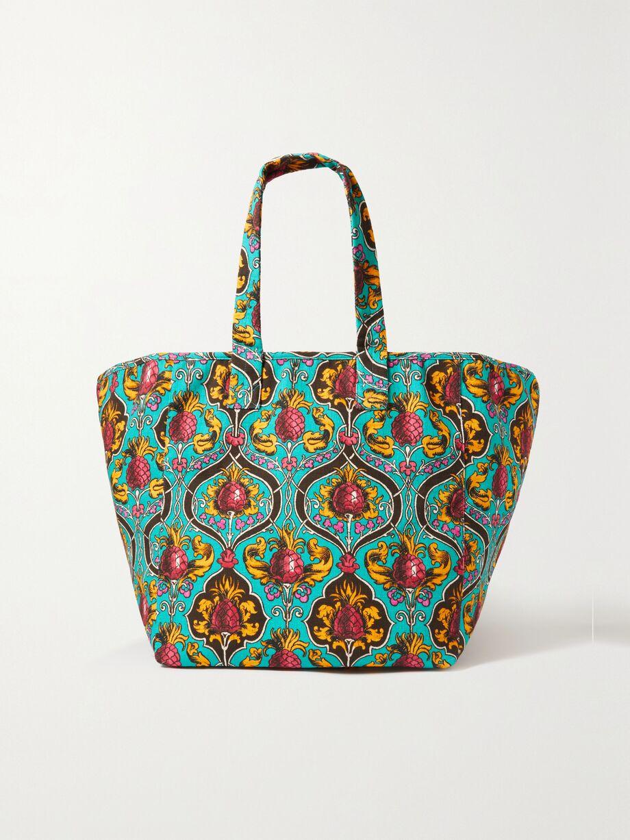 Reversible printed stretch-cotton tote by LA DOUBLEJ Reversible printed stretch-cotton tote by LA DOUBLEJ