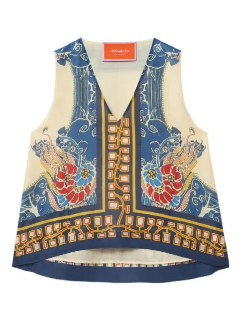 Scala V-neck top by LA DOUBLEJ
