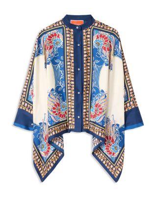 Silk Foulard Shirt by LA DOUBLEJ